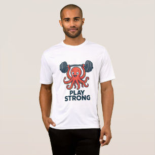 Camiseta Halterofilia Octopus personalizado - Juega con fue
