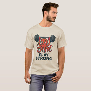 Camiseta Halterofilia Octopus personalizado - Juega con fue
