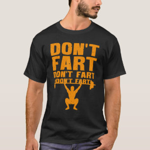 Camiseta Halterofilia Para Hombres Guay Chiste De Fart De H