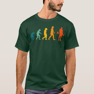 Camiseta Halterofilia retro de la evolución de los factores