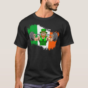 Camiseta Halterofilia Shamrock St Patricks Day Workout Gym