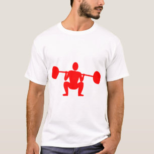 Camiseta Halterófilo 01 - Rojo