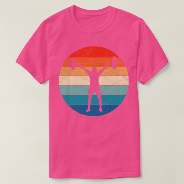 Camiseta Halterófilo Vintage (Diseño del anverso)