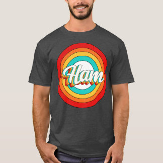 Camiseta Ham Name Shirt Vintage Ham Circle