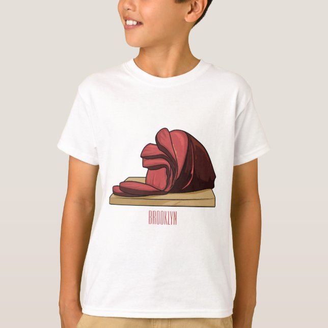 Camiseta Ham personalizado ilustracion (Anverso)