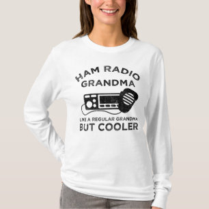 Camiseta Ham Radio Abuela Como Abuela Normal Pero Más Fría