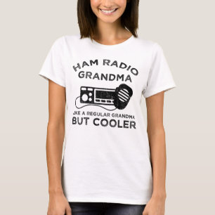 Camiseta Ham Radio Abuela Como Abuela Normal Pero Más Fría