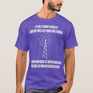 Camiseta Ham Radio Amateur Funny Inside Chiste