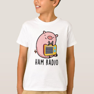 Camiseta Ham Radio Cute Pig Pun