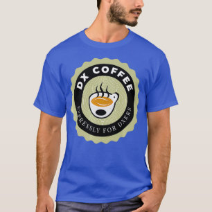 Camiseta Ham Radio Dx y Coffee Premium