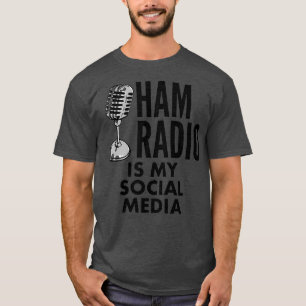 Camiseta Ham Radio es mi medio social