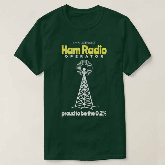Camiseta Ham Radio Gifts Amateur Radio (Diseño del anverso)