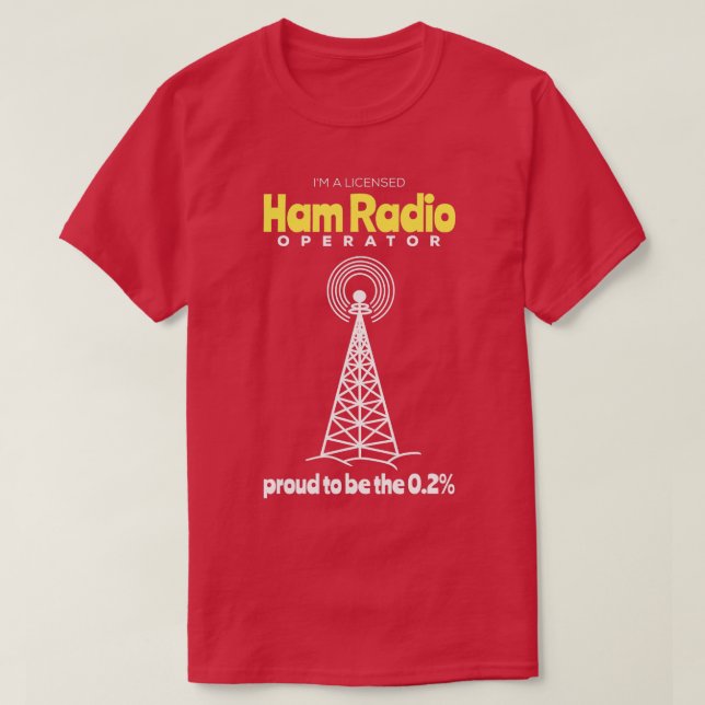 Camiseta Ham Radio Gifts Amateur Radio T-Shirt - 1 (Diseño del anverso)
