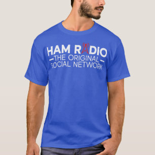 Camiseta Ham Radio La Red Social Original Ham Radio Ra