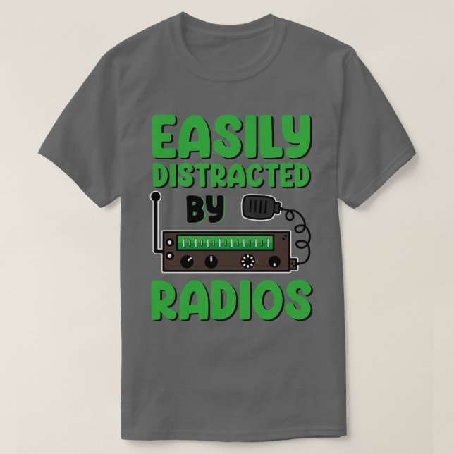 Camiseta Ham Radio Operador Amateur Radio Morse CB Ham Radi (Diseño del anverso)