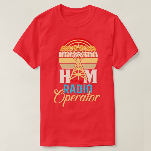 Camiseta Ham Radio Operator (Diseño del anverso)