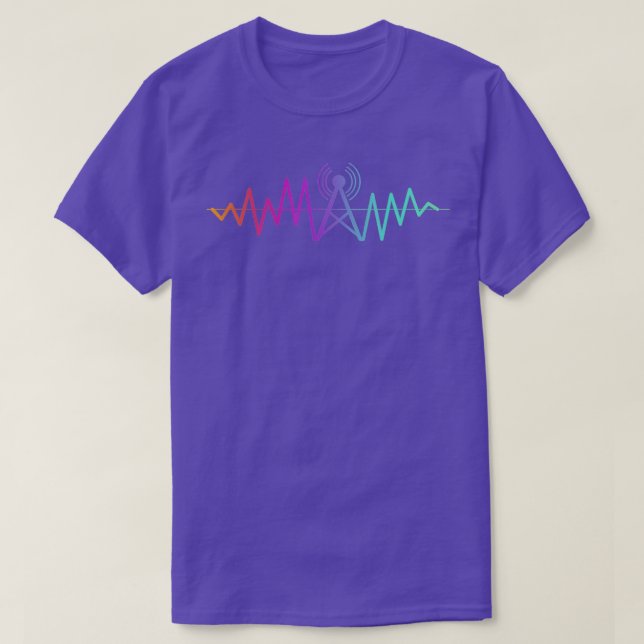 Camiseta Ham Radio Operator Amateur Radio Con Licencia Ha (Diseño del anverso)