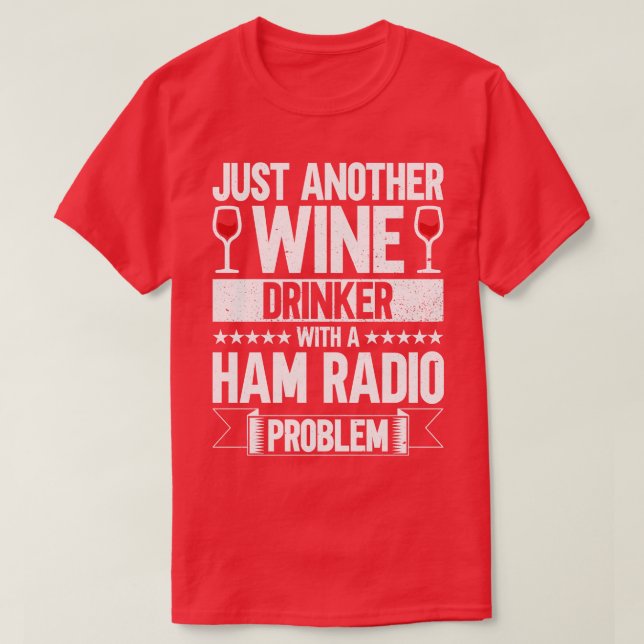 Camiseta Ham Radio Operator Amateur Radio Con Licencia Ha (Diseño del anverso)