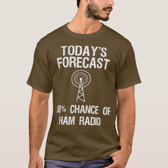 Camiseta Ham Radio Operator Amateur Radio Funny Shirt (Anverso)