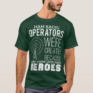 Camiseta Ham Radio Operator Funny Radio Padre Amateur