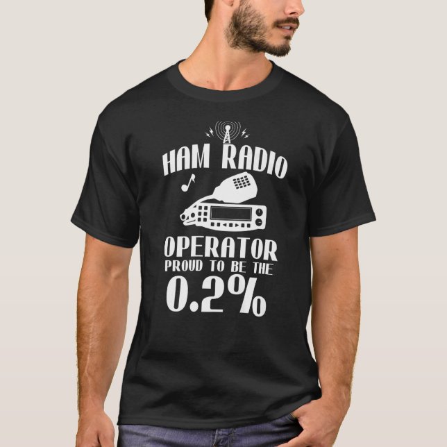 Camiseta Ham Radio Operator Orgullosa Radio Amateur (Anverso)