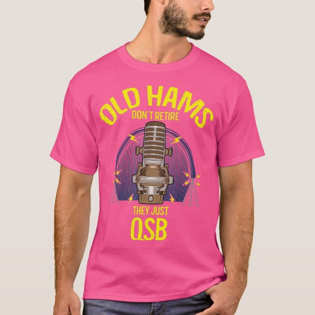 Camiseta Ham Radio Operator Retirement Gift Retirado Funny (Anverso)