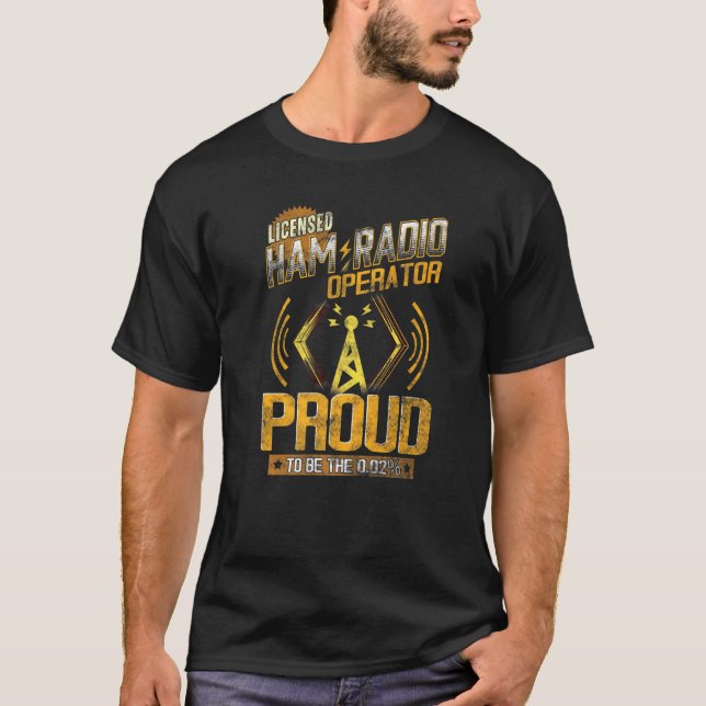 Camiseta Ham Radio Operator Shortwave Enthusiast 2 (Anverso)