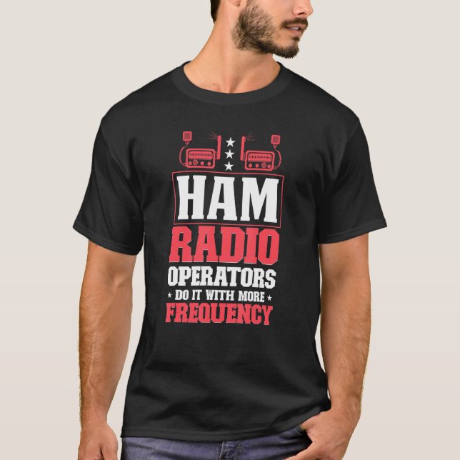 Camiseta Ham Radio Radio Operator Amateur Radio Signal (Anverso)