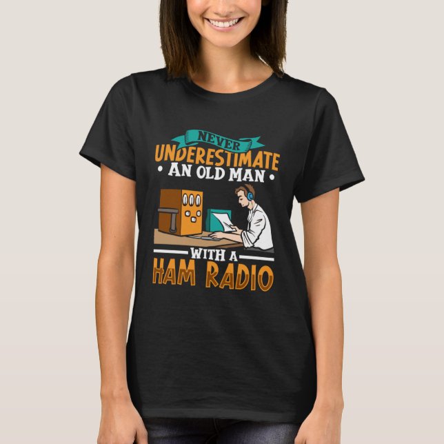 Camiseta Ham Radio Radio Operator Amateur Radio Signal (Anverso)