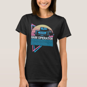 Camiseta Ham Radio Retro Operador De Radio Ham Operador