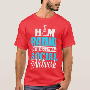 Camiseta Ham Radio Social Network