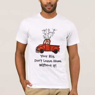 Camiseta Ham Radio Truck Mobile Rig T-Shirt Ver. 2
