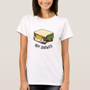 Camiseta Ham Sandwich Cubo Hamster Pun