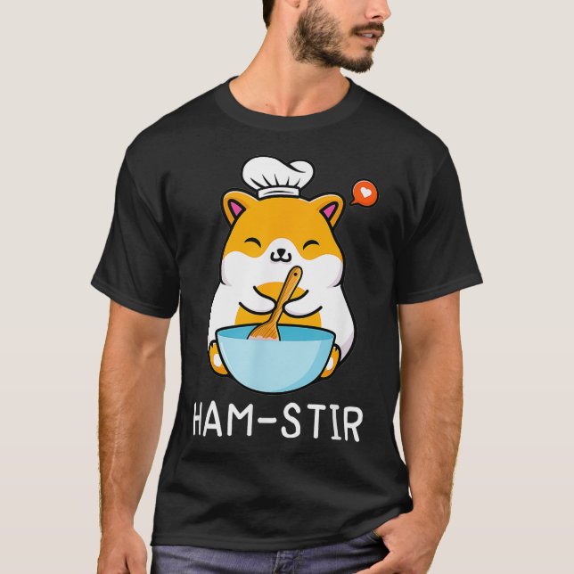 Camiseta Ham-Stir de Cocina de Camisas Hámster (Anverso)
