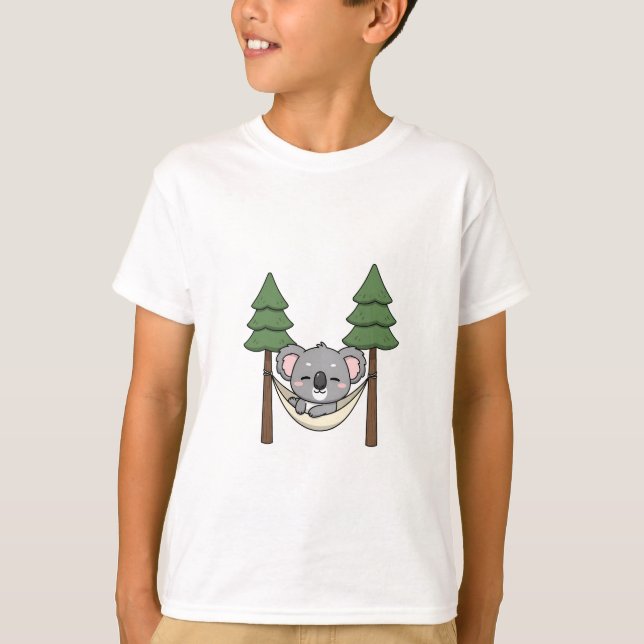 Camiseta Hamaca acogedora para dormir koala niños (Anverso)