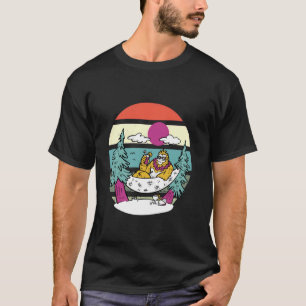 Camiseta Hamaca de playa de Yeti beber sol de los árboles d
