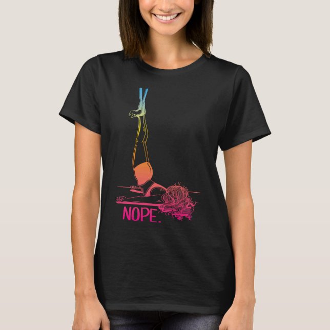 Camiseta Hamaca de yoga aérea color nope (Anverso)