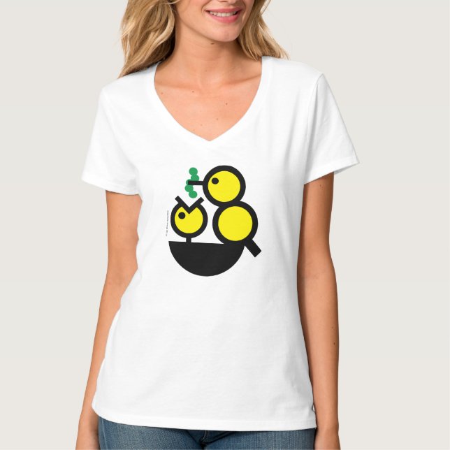 Camiseta ¡Hambre! Alimentar a mi bebé (Anverso)