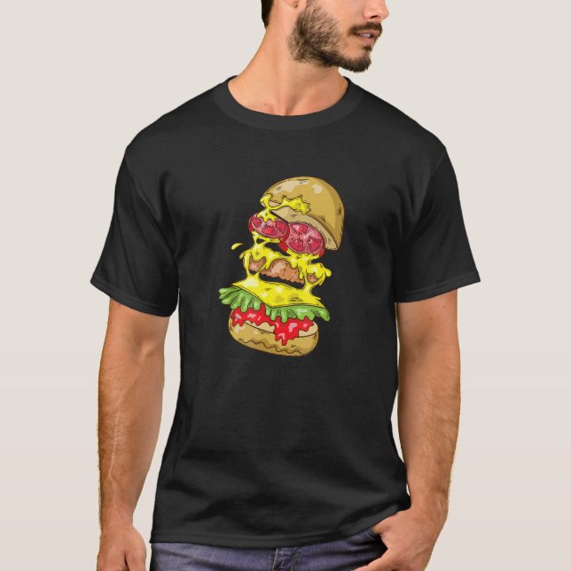 Camiseta Hambre Con Tomates Y Queso (Anverso)