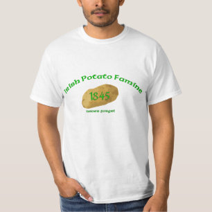 Camiseta Hambre irlandesa 1845 de la patata - nunca olvide