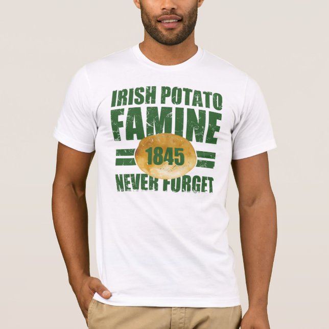 Camiseta Hambre irlandesa de la patata (Anverso)