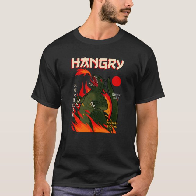 Camiseta Hambre japonesa Hangry Moster (Anverso)