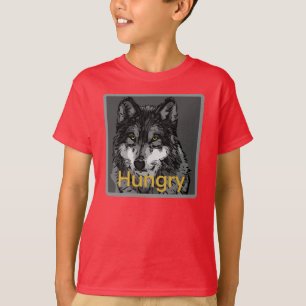 Camiseta Hambre: Los niños tienen las manos básicas, el ino