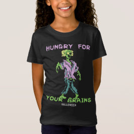 Camiseta Hambre para tus cerebros: Halloween
