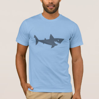 Camiseta hambrienta del tiburón