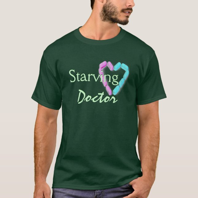 Camiseta Hambriento De Médica En Un Bosque Profundo (Anverso)