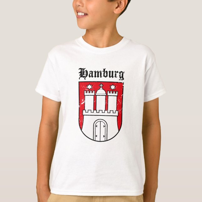 Camiseta Hamburg Wappen (Anverso)