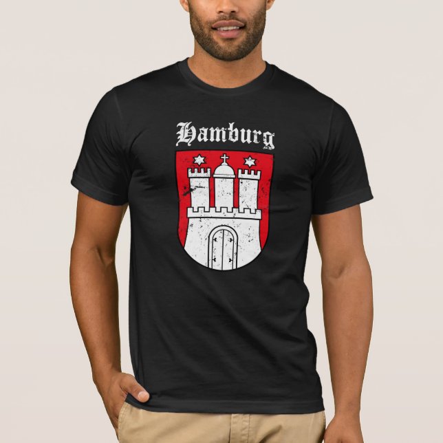 Camiseta Hamburg Wappen (Anverso)