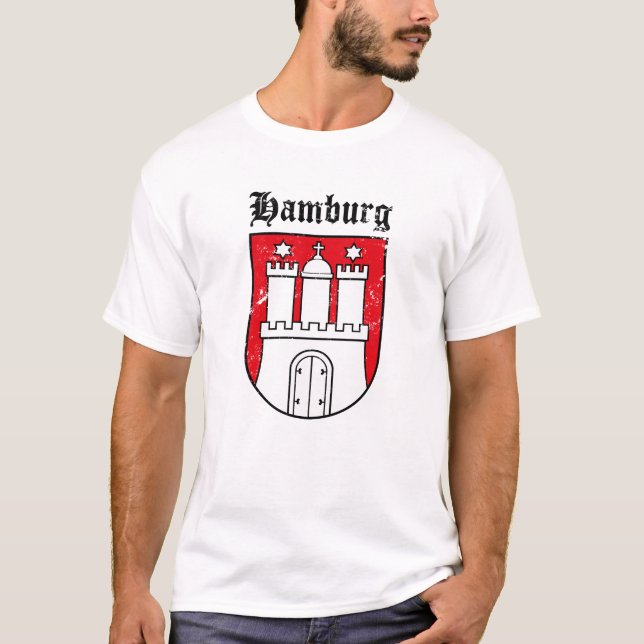 Camiseta Hamburg Wappen (Anverso)