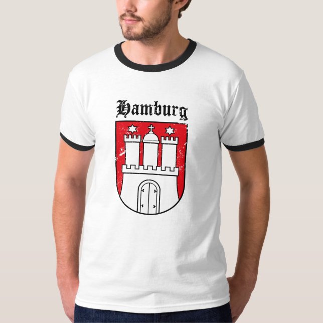 Camiseta Hamburg Wappen (Anverso)